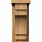 Ekena Millwork Mediterranean Rough Sawn Corbel w/Backplate, Western Red Cedar, 6"W x 10"D x 14"H COR06X10X14MED01RWR - alternate 2